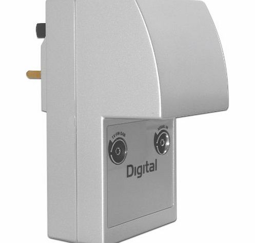 Maxview Plug-In Signal Booster - Grey