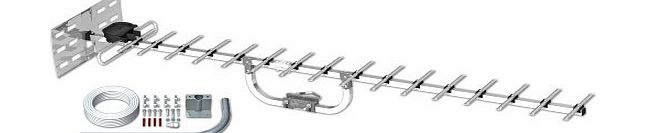 UHF TV Aerial Kit - Silver