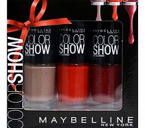 Maybelline Color Show Gift Set Nail Polish 3 x 7ml