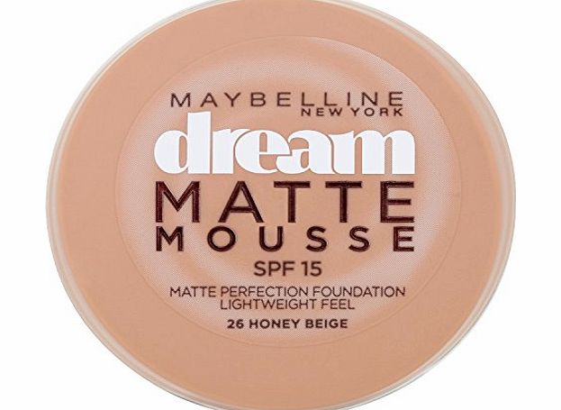 Maybelline Dream Matte Mousse, Honey Beige 18 ml Number 26