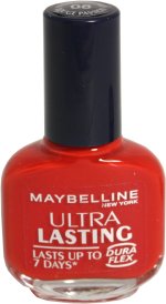 Maybelline Ultra Lasting Nail Varnish 12ml Passionate Red