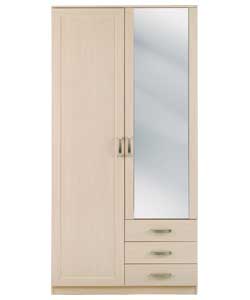 Mayfair 2 Door 3 Drawer Robe - Light Oak