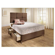 Mayfair Double 4 Drawer Divan Bed Base, Mocca