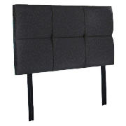 Mayfair King Headboard, Black Damask