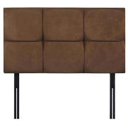 Mayfair King Headboard, Mocca Faux Suede