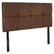 Mayfair Super King Headboard, Mocca Faux Suede