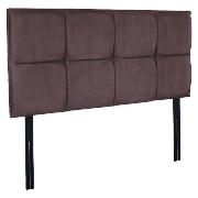 Mayfair Super King Headboard, Steel Faux Suede