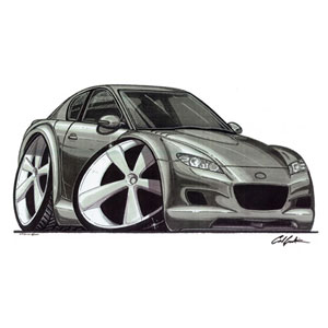mazda RX8 - Gunmetal Kids T-shirt