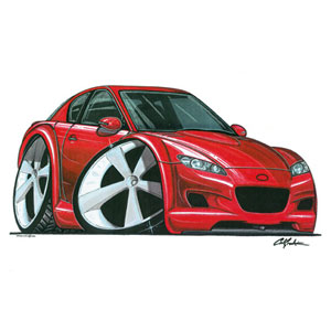 mazda RX8 - Red T-shirt