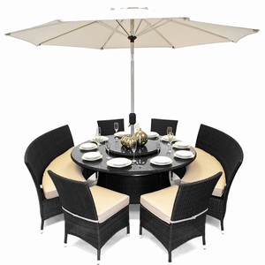 ES Dallas Patio Oval Dining Table Set