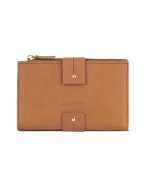 Women` Soft Italian Leather French Purse Wallet