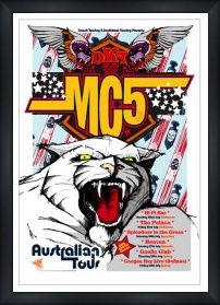 MC5 Custom Framed Rhys Cooper Print Framed Music Prints and Poster