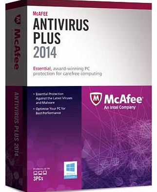 McAfee AntiVirus Plus - 3 Users