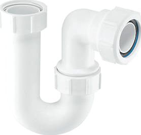 McAlpine, 1228[^]62483 Tubular P Trap 32mm White 62483