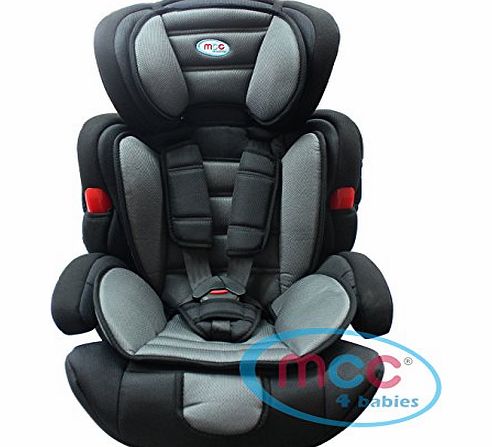 3in1 Convertible Baby Child Car Safety Booster Seat For Group 1/2/3 9-36 kg (Grey)