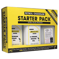 McCulloch Petrol Chainsaw Starter Pack