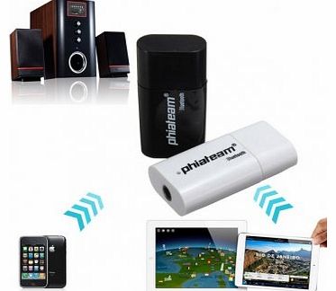 Mini USB Bluetooth Music Receiver Adapter For iPhone Smartphone Device --- Color:White MotDeal