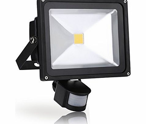 Mcitymall 30W High Quality PIR LED Adjustable Sensor floodlight Saving Security Flood Light Warm White AC220V-AC240V