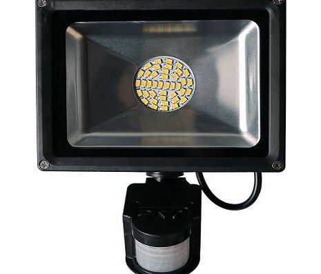 mcitymall77 20W,30w,50w (30W)Warm White LED Induction PIR Infrared Motion Body Sensor Flood Lights Lamp White.IP65 Rated. (30W)