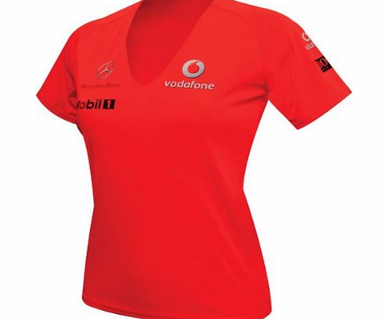 McLaren Vodafone McLaren Mercedes 2011 Ladies Victory T-Shirt X-Small
