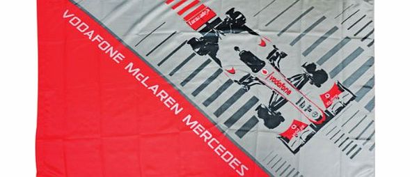 McLaren Vodafone McLaren Mercedes 2013 Flag Formula One Fan Supporters F1