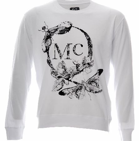 McQ Alexander McQueen Butterfly Entwined Logo Top