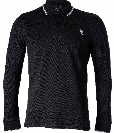 McQ Alexander McQueen Chest Logo Long Sleeved Polo