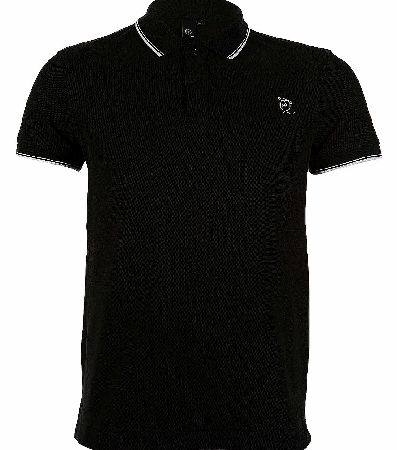 McQ Alexander McQueen Chest Logo Polo Black