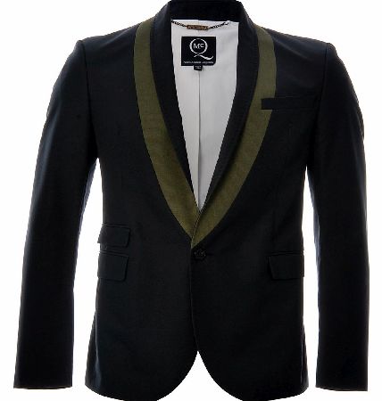 McQ Alexander McQueen Contrast Trim Suit Jacket