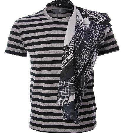 McQ Alexander McQueen Detach Scarf T Shirt