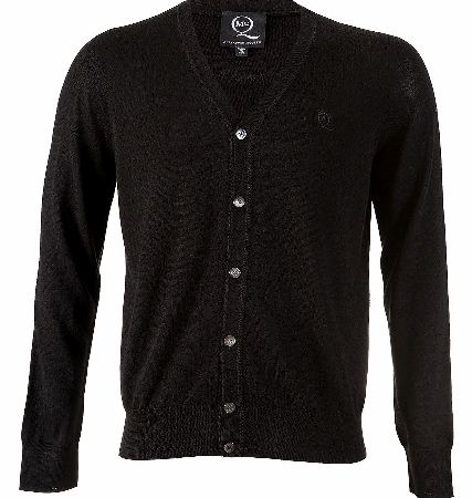 McQ Alexander McQueen Elbow Patch Cardigan Black