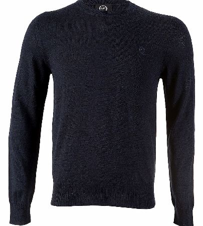 McQ Alexander McQueen Elbow Patch Jumper Navy