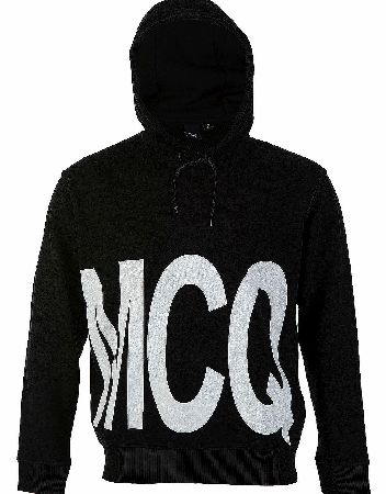 McQ Alexander McQueen Enlarged Logo Hooded Top