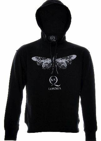 McQ Alexander McQueen Fly Print Hooded Top