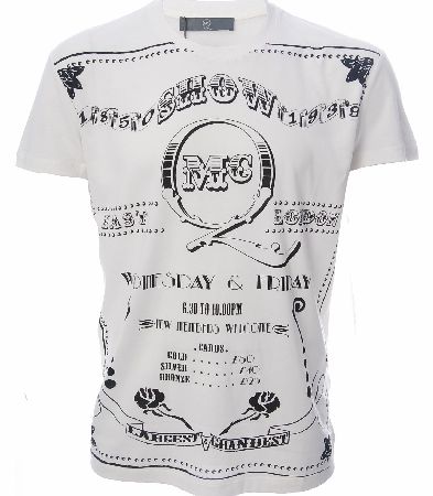 McQ ALEXANDER MCQUEEN POSTER PRINT T SHIRT