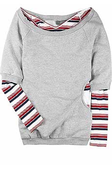 McQ Layered sweatshirt top