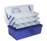 3 Tray Blue Cantilever Tackle Box