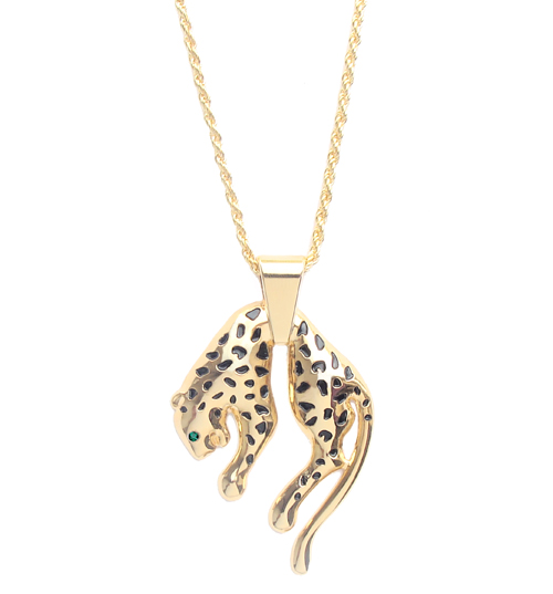 Gold Leopard Necklace from Me and Zena
