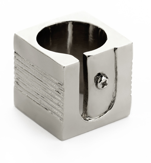 Silver Big Sharpy Ring from Me and Zena