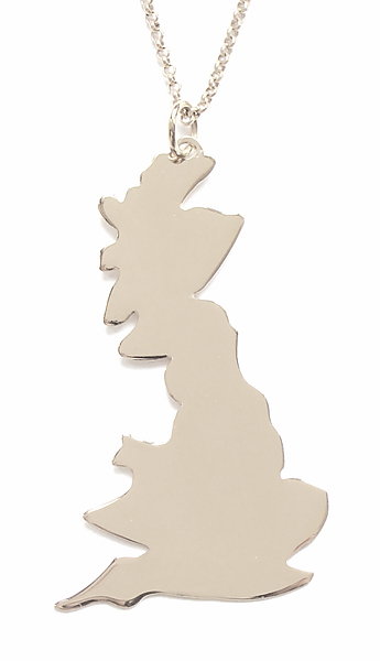 Great Britain in Sterling Silver Necklace Me and Zena