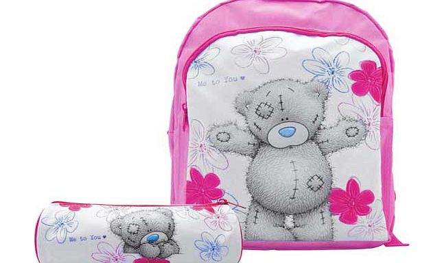 Me to You Backpack and Pencil Case - Pink