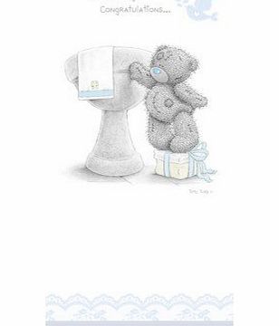 Me To You Christening Me to You Bear Card