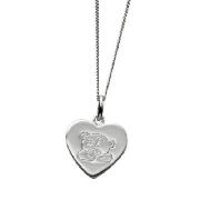 Me To You silver heart pendant