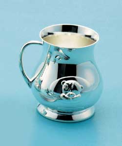 - Silver Plate Christening Mug