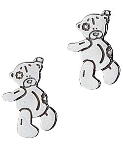 me to you Sterling Silver Bear Stud Earrings