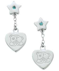 me to you Sterling Silver Heart Drop Earrings
