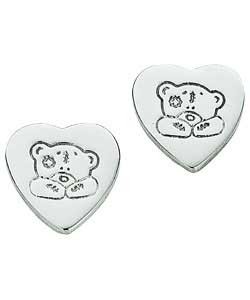 Me to You Sterling Silver Heart Earrings