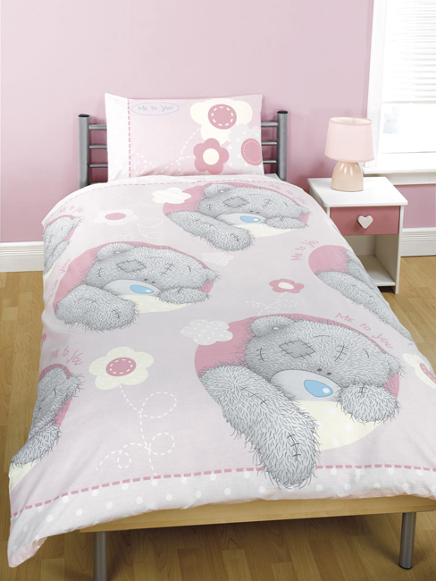 Me to You Tatty Teddy Rotary Single Duvet Cover and Pillowcase Bedding - Special Low Price