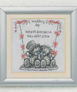 Me To You Wedding Day Cross Stitch Kit