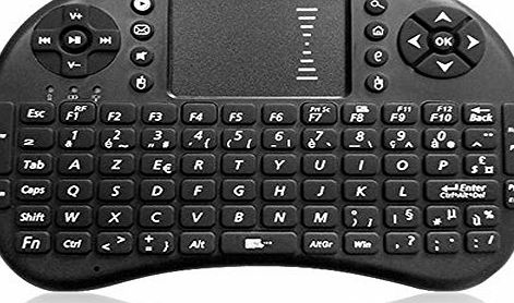 Measy 2.4G Mini Wireless KODI XBMC Keyboard Touchpad Mouse Combo - Multi-media Portable Handheld Android Keyboard- for PC Google Android Smart TV Tivo Box Media Mini TV PC Stick HTPC IPTV Laptop